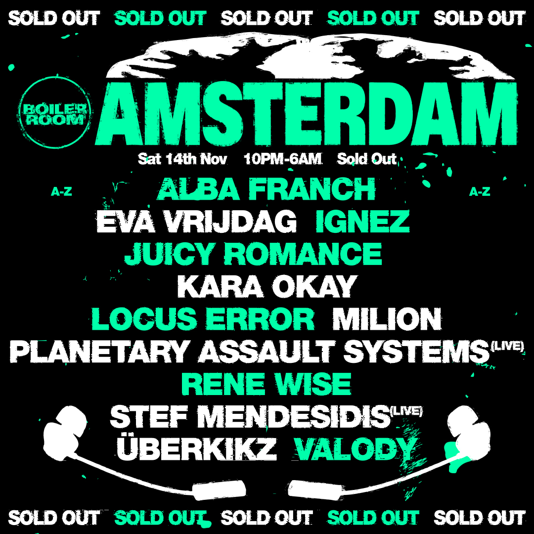 Boiler Room: Amsterdam poster, TBA
