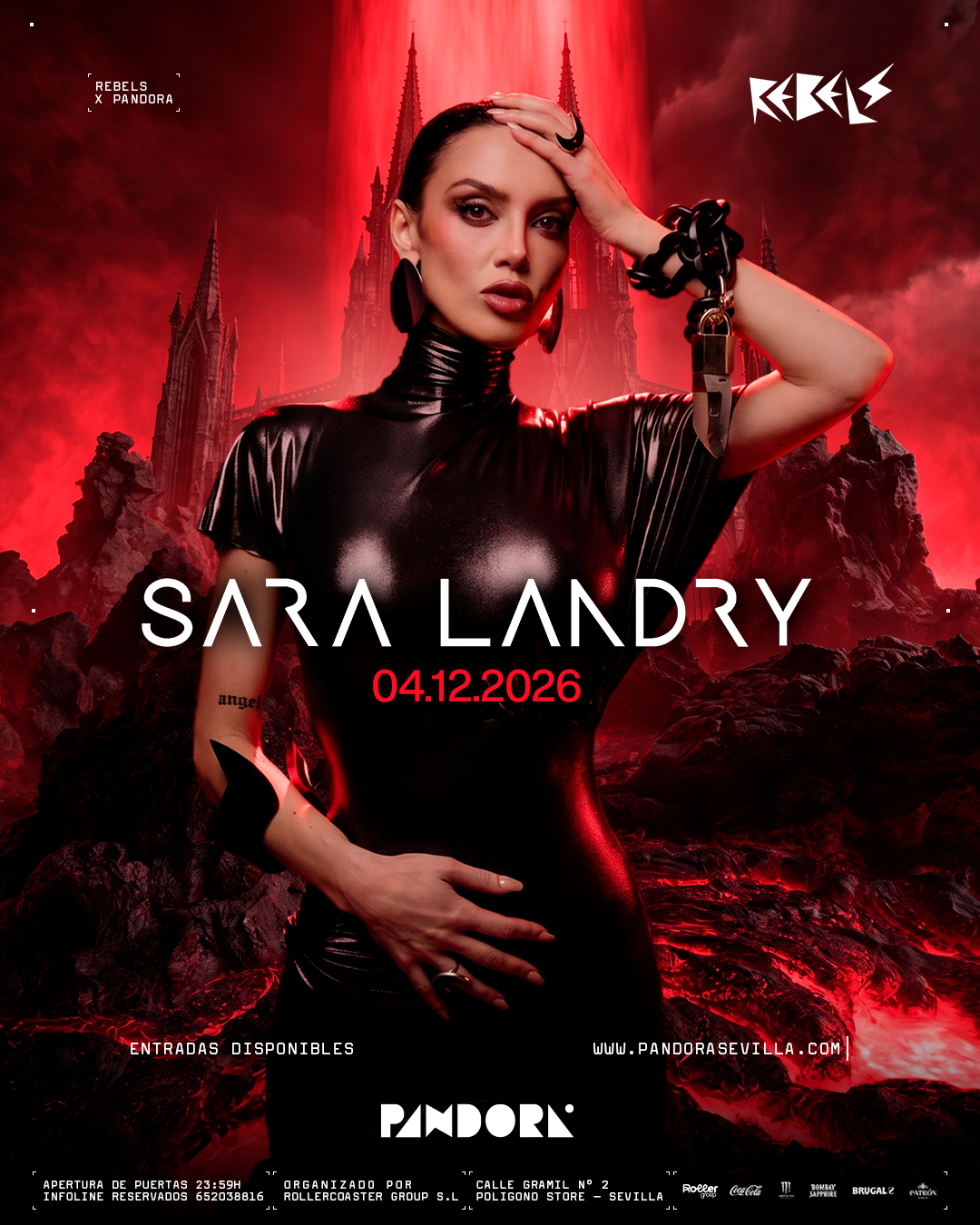 Rebels with Sara Landry poster, Pandora Sevilla