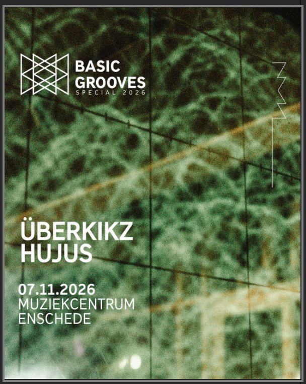 Basic Grooves poster, Muziekcentrum Enschede